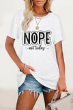 Bjlxn - Casual Letter Print O Neck T-Shirts