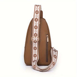 2024 PU Leather Crossbody Bag, Simple Solid Color Women's Casual Sling Bag