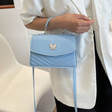 Elegant Embossed Square Crossbody Bag, Women's Fashion PU Shoulder Handbag With Adjustable Strap