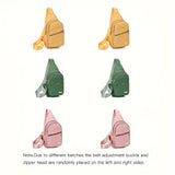 Trendy Women's Quilted Chest Bag, Solid Color Crossbody Sling Shoulder Purse for Casual Daily Use