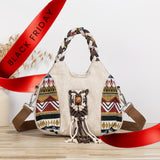 1pc Exquisite Bohemian Owl Woven Crossbody Bag - Stylish Women's Messenger Bag for Beach Travel Vacation - Versatile Multifunctional Handbag with Original Design