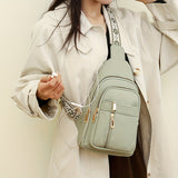 2024 PU Leather Crossbody Bag, Simple Solid Color Women's Casual Sling Bag