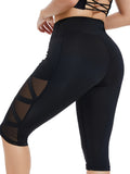 Moisture-Wicking High-Waisted Yoga Shorts For Women, Fitness Leggings, Breathable And Stretchy