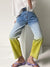Jeans Woman High Waisted Jeans Gradient Button Denim Pants Designer Slim Streetwear 2023 Fashion Spring Straight Y2K Trousers