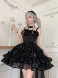 Bjlxn Original Design JSK Lolita Sweet Girl Sleeveless Slim Lace-up Women's Ball Gown Party Dresses Romantic Princess Vestidos New