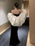 Bjlxn Sexy Backless Wedding Evening Party Dress Women Elegant Sleeveless Birthday Velvet Robe Spring Summer Lady Clothes Vestidos