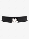 Bjlxn Plus Size Spring Summer Tanks With Heart Buckle Belt Women's Casual Lace Grommets Cami Top 2025 New Vest Costumes 5XL