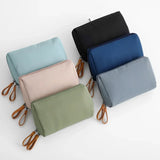 New Makeup Bag Simple Solid Color Cosmetic Bag for Women Pouch Toiletry Bag Waterproof Make Up Purses Case Hot