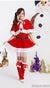 New Christmas Costume Women's Halloween Party Uniforms Santa Claus Costume Stage Performance Costume Shawl Suit