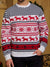 2023 Women Christmas Sweater Couple Festival Knit Knit Sweater Jumper