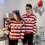 Dad Mom And Baby Matching Clothes Family Christmas Sweater Cute Bear Long Sleeve Autumn Winter Mother Daughter Son Knit Jumper