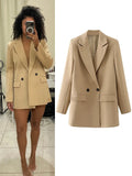 Bjlxn Blazer Woman Black Beige Khaki Blue Green Gray Women coat Fashion Office Wear Women's Blazers Jacket Outerwears