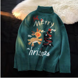 Turtleneck Men & Women Ugly Man Christmas Sweater Christmas Jumper Couple damen pullover pull de noel homme moche