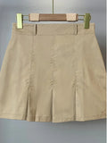 Bjlxn Fashion Korea Elegant Sexy Preppy Style Fashion Pleated Short Skirt Women Sweet Women Skirts Auutmn