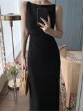 Bjlxn New Women Summer Fashion Spaghetti Strap Sleeveless Sexy Dress Female Elegant Evening Midi Dress