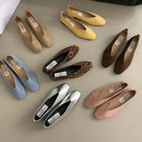 Bjlxn Bailamos Fashion Leopard print Flats Women Slides Casual Soft Female Slip On Flats Ladies Shallow Shoes Mujer