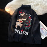 Turtleneck Men & Women Ugly Man Christmas Sweater Christmas Jumper Couple damen pullover pull de noel homme moche