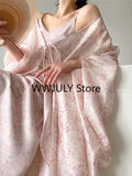 Bjlxn Summer New Chiffon Elegant 2 Piece Dress Set Woman Party French Style Strap Midi Dress Beach Casual Retro Dress Female