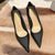 High Heels Women Trend Pumps Chunky Low Shoes Pointed Elegant Medium Heel Shoes Dress Party Weddings Bridal White Black