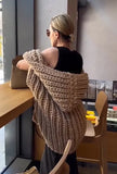 Autumn Fashion Solid Hooded Sweater Vest For Women Elegant Sleeveless Knitting Cardigan Winter Office Ladies Commute Streetwear