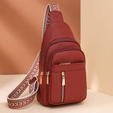 2024 PU Leather Crossbody Bag, Simple Solid Color Women's Casual Sling Bag