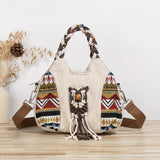 1pc Exquisite Bohemian Owl Woven Crossbody Bag - Stylish Women's Messenger Bag for Beach Travel Vacation - Versatile Multifunctional Handbag with Original Design