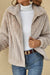 Bjlxn - Apricot Casual Solid Cardigan Turndown Collar Outerwear