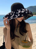 Bjlxn - Original Sun Protection Polka-Dot Fisherman Hat