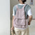 Bjlxn - Minimalist Flap Drawstring Bucket Backpack Large Capacity Lightweight Rucksack All Match Daypack For Travel & School