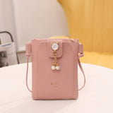 Bjlxn - Cute Cat Decor Crossbody Bag Fashion Shouder Bag Phone Purse