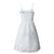 Bjlxn Women Summer empire White Mesh Dress Sexy Ruffle Sleeveless Backless dress Elegant Spaghetti Strap A Line Mini Vestidos