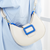 Bjlxn - Colorblock Crossbody Bag Fashion Zipper Shoulder Bag Chain Hobo Bag