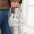 Bjlxn - Women's Allover Rhinestone Decor Bucket Drawstring Handbag Chain Shoulder Bag