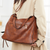 Bjlxn - Women Large Capacity Satchel Bag Vintage Hobo Tote Bag