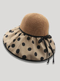 Bjlxn - Original Sun Protection Polka-Dot Fisherman Hat