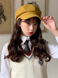 Bjlxn - Casual Suede 9 Colors Beret Hat