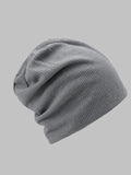 Bjlxn - Simple Casual Solid Color Knitting Hat