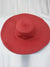 Bjlxn - Simple Casual Vacation 10 Colors Wide Brim Hat