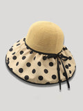 Bjlxn - Original Sun Protection Polka-Dot Fisherman Hat