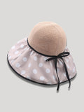 Bjlxn - Original Sun Protection Polka-Dot Fisherman Hat