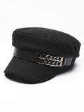 Bjlxn - Artistic Retro Vinage Chains Beret Hats&Caps