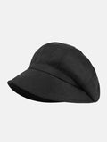 Bjlxn - Simple Keep Warm Solid Color Fisherman Hat