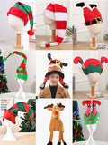 Bjlxn - Funny Elf Santa Hat Christmas Hat Party Decoration