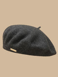 Bjlxn - Artistic Retro Solid Color Beret Hats&Caps