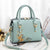 Bjlxn - Women Floral Embroidery Satchel Purse Elegant Crossbody and Top Handle Bags
