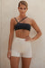 DEIVE TEGER Women 2021 New Fashion Bandage Shorts Casual Black Orange Bone Color Shorts 9001 - Bjlxn