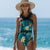 New Sexy Printed Padded Women Swimwear One Piece Swimsuit Female Full Back Bather Bathing Suit