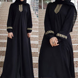 Bjlxn NEW Dubai kaftan Dress Muslim Party Abaya Women Arabic Lace Cardigain Patchwork turkey Islam Prayer caftan marocain dresses