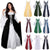 Halloween Women European Medieval Dress Cosplay Palace Carnival Party Disguise Princess Female Bandage Corset Vintage Club Dress