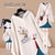 Chinese Style Hooded Stitching Vestido Cheongsam Embroidery Sweatshirt Dress Spring Autumn Women Buckle Thick Harajuku Dresses - Bjlxn